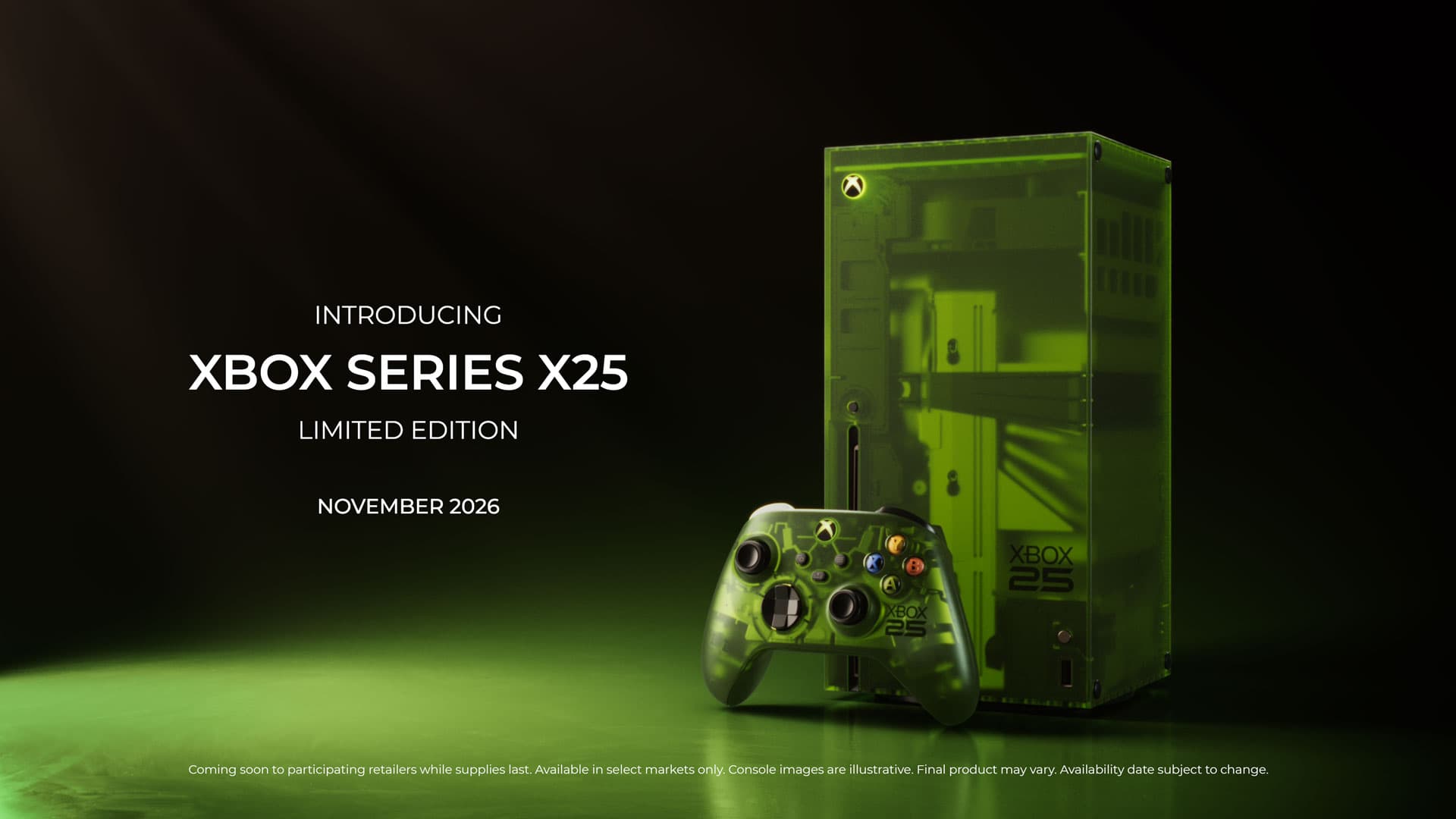 Xbox unveils retro-inspired console and controller to celebrate its 25th anniversary, and they're launching this November